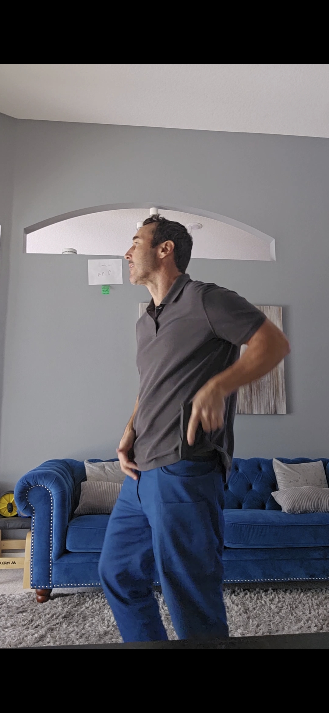 Firearm oriented consistently by the four-point catch geometry